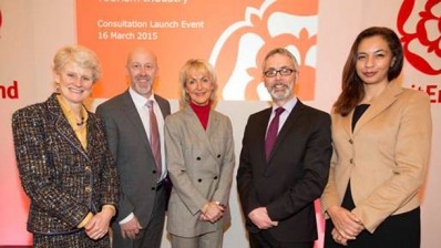 L-R Brigid Simmonds, Nick Brooks-Sykes of Marketing Manchester, VisitEngland chairman, Lady Cobham, James Berresford and Ufi Ibrahim.