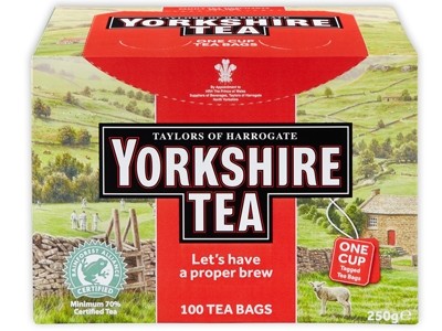 Yorkshire Tea String and Tag Tea Bags (Pack of 100) - UK BUSINESS SUPPLIES  – UK Business Supplies
