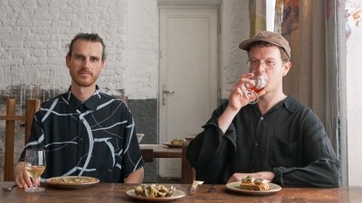 Alex Young and George de Vos on their Goodbye Horses wine bar in De Beauvoir 